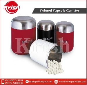 Colored Capsule Canister