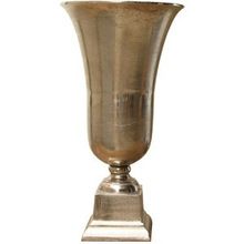 Aluminium hammered vase