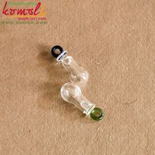 mini glass bottle pendant