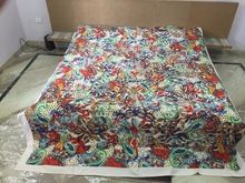 Multi Printed Applique Designer Cutwork Bedsheet