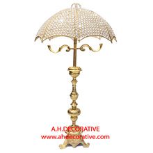 Gold Crystal Umbrella Centerpiece