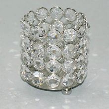 crystal votive candle holder