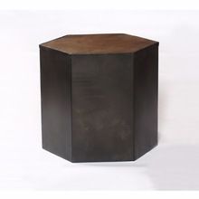Iron Sheet Top side table