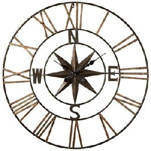 antique metal clock