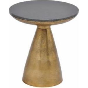 brass antique hammered metal table