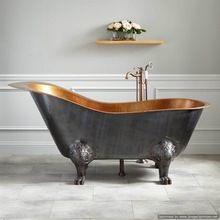 copper black bath tube