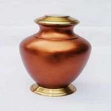copper finished antique metal urns