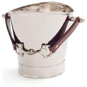 leather handle  bucket