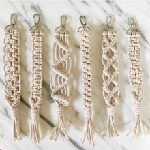 Cotton Rope Macrame Keychain