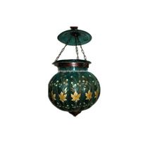 Antique Indian glass lamps