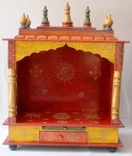 Hand Painted Wooden Temple