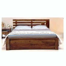 wooden bed