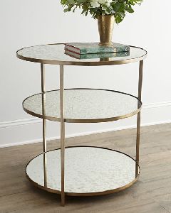 Antique Mirror Gold Plated Tables