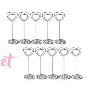 Heart Shaped Table card holder