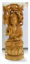 wooden God Buddha Statue