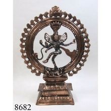 Aluminium Antique Religious Natraj Statue