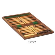 Backgammon Rectangular wooden game