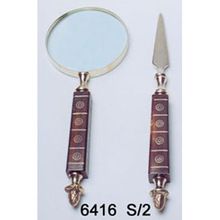 Decorative Brass Magnifying Glass