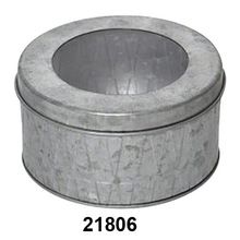 galvanized metal storage box