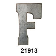 Galvanized Metal Wall Letter
