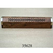 wooden incense coffin burner