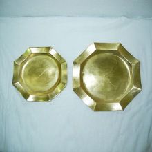 Brass Metallic Charger Plates