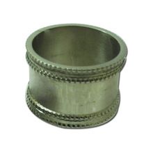 Metal wedding napkin ring