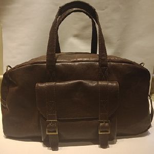 Genuine Leather Weaved Backpack