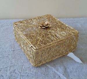 gold wire box