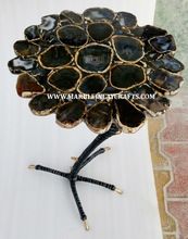 Gemstone Natural Agate Coffee Table Tops