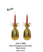 Brass Pineapple Candle Stick