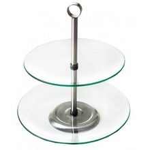 GLASS CAKE STAND