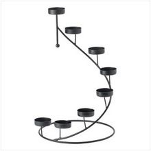 METAL WROUGHT IRON CANDLE HOLDER