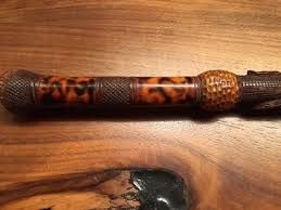 Exotic Hand Carved Authentic Wooden Flute