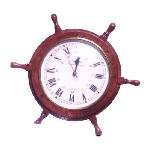 Wooden Wheel Clock