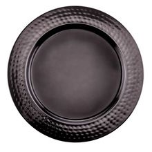 BLACK NICKEL CHARGER PLATE