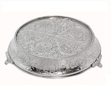 OM INTERNATIONAL LUXURY CAKE STAND, Size : 20X4.25 INCH