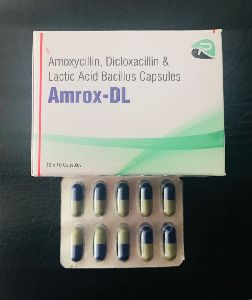 Amoxycillin 250mg+ Dicloxacillin 250mg+ Lactic acid Bacillus Tablet