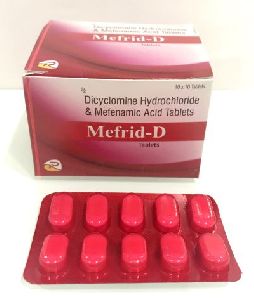 Mefenamic Acid 250mg.+ Dicyclomine 20mg Tablets
