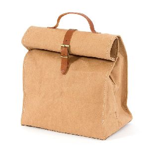 Polyester/Nylon/ Cotton Lunch Box Bags, Size : 22*23*12 Cm