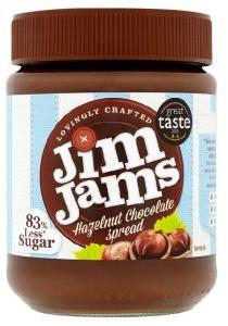 JimJams 83% Less Sugar Hazelnut Chocolate Spread 350g