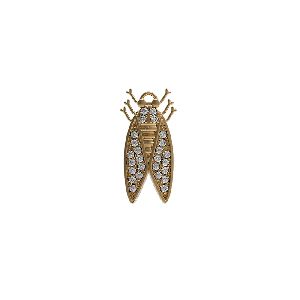 Housefly Shape Pave Diamond Pendant
