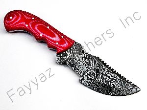 Tracker 16102 Custom Made Damascus Steel Hunting Tracker Knife