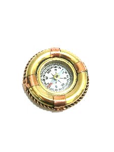 Antique style Nautical Solid Brass Lifetube Magnetic Compass