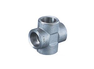 Stainless Steel Forged Fittings Socket Weld Equal Cross