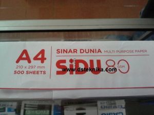 Copy Paper A4 210x297 Mm, 8.5x11 Inch, Brand Name : SIDU