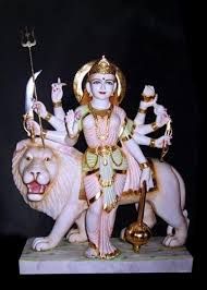 Marble Durga Mata Statues