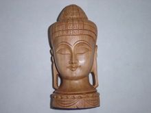 Buddha Head Carved