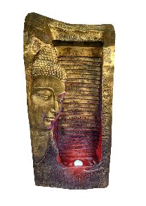 36 LED Light Buddha Side Face Fountain