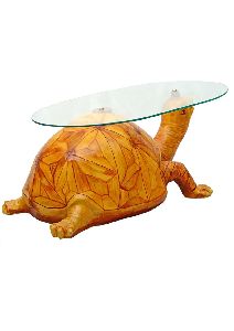 8 MM Glass Designer Tortoise Table